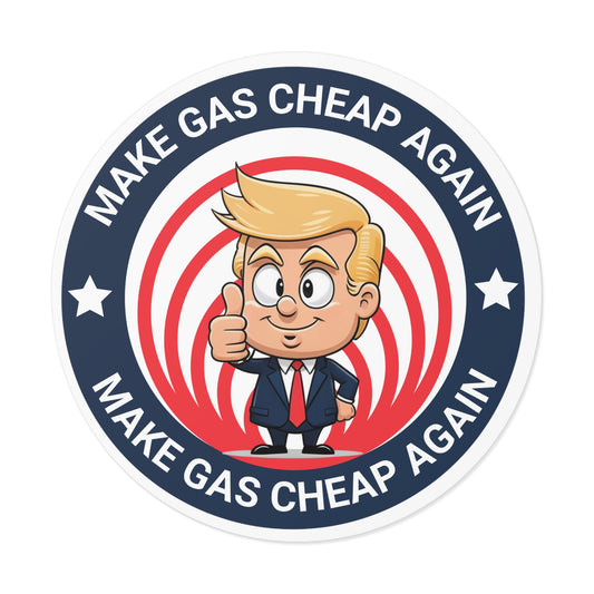 Gas Cheaper Again - Sticker