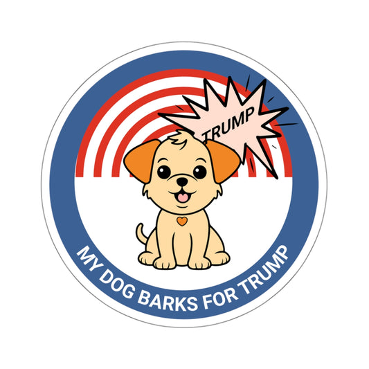 Dog For Trump - Sticker